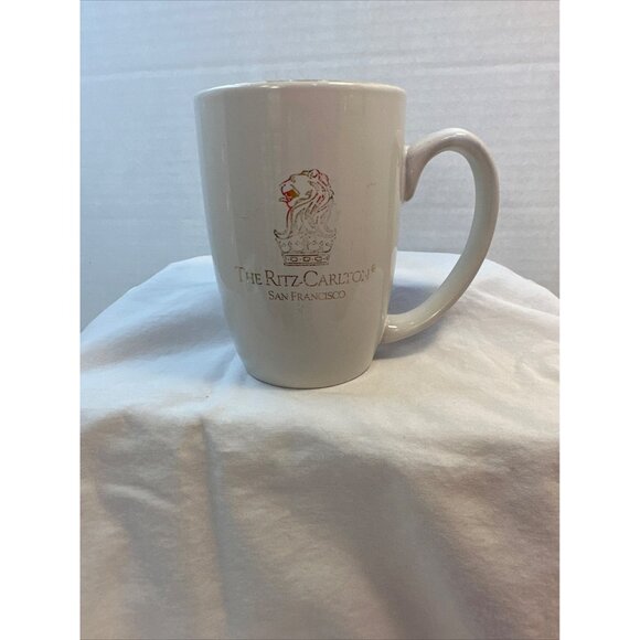 The Ritz-Carlton San Francisco Porcelain Coffee Mug White 12 Oz - Picture 1 of 3